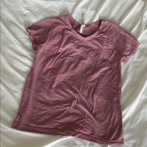 NWOT Athleta Women's Pink Short Sleeve Top
